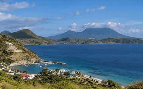 Coastal view near Basseterre, St. Kitts